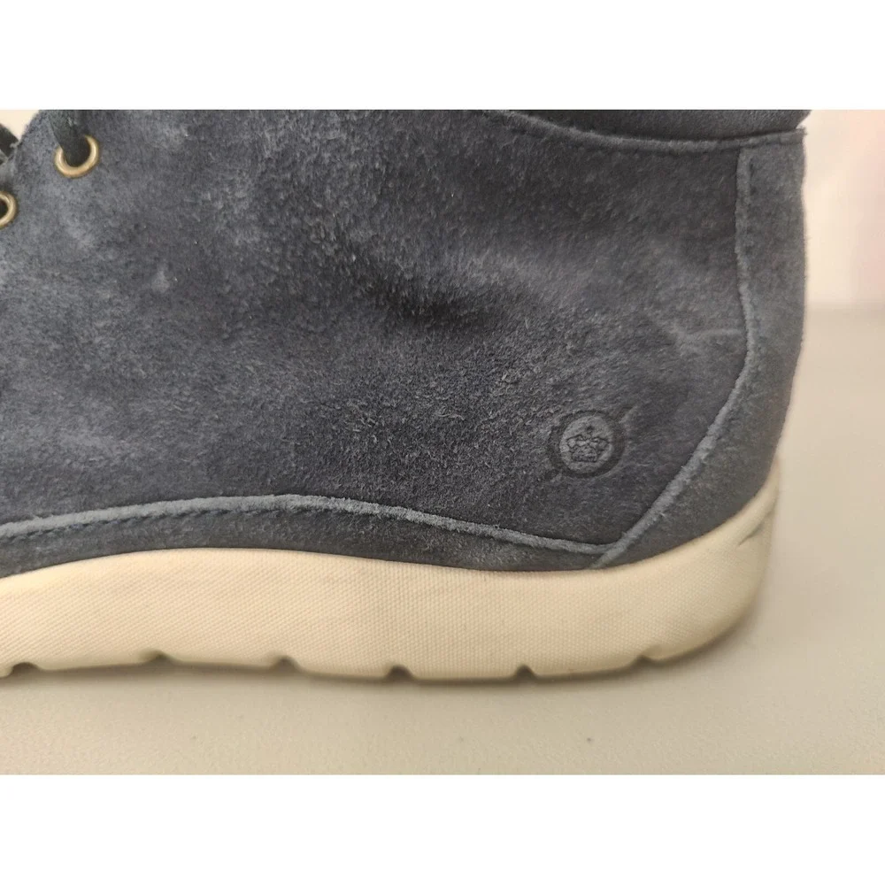 Born Nigel Mens Boot Size 11.5M Shark Blue SUEDE‎ H48332